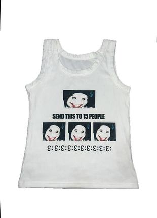 Майка з принтом jeff the killer