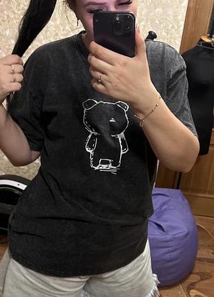 Стильна жіноча футболка oversize 5