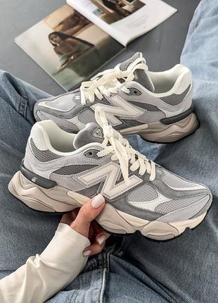 Кроссовки new balance 9060 light/grey