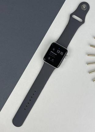 Ремешок apple watch band silicone one-piece 42 mm / 44 mm размер l dark grey (15)