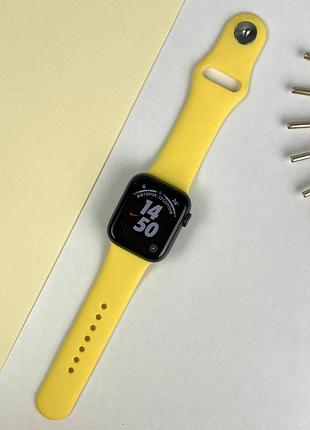 Ремешок apple watch band silicone one-piece 38 mm / 40 mm размер s/m yellow (4)