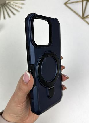 Противоударный чехол для iphone 13 pro max синий 3