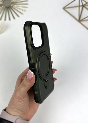 Противоударный чехол для iphone 13 pro зеленый (45) 9