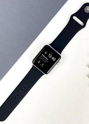 Ремешок apple watch band silicone one-piece 42 mm / 44 mm размер s/m black (18)