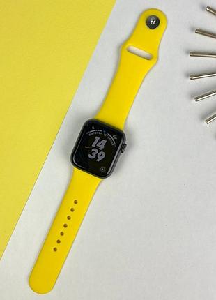 Ремешок apple watch band silicone one-piece 38 mm / 40 mm размер s/m canary yellow (50)