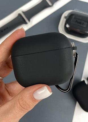 Силиконовый чехол для airpods 3 черный (18)