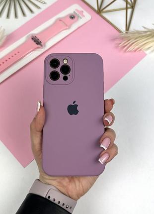 Силіконовий чохол із закритими камерами на iphone 14 pro blueberry (56)