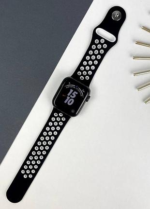 Apple watch band nike 38mm/40 mm (l) черно-белый