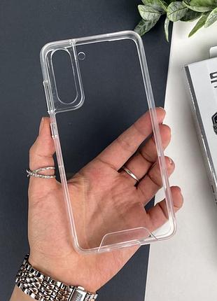Прозрачный space чехол clear case на samsung s21 fe