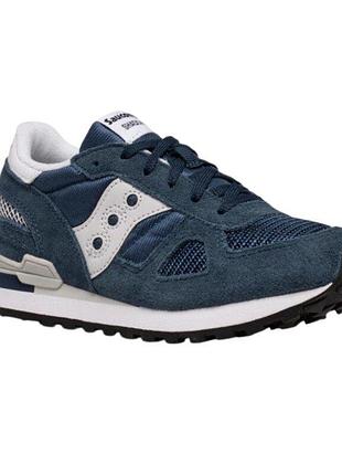Saucony подростковые кроссовки shadow original teal  замша