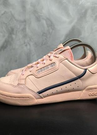 Женские кожаные кроссовки adidas continental