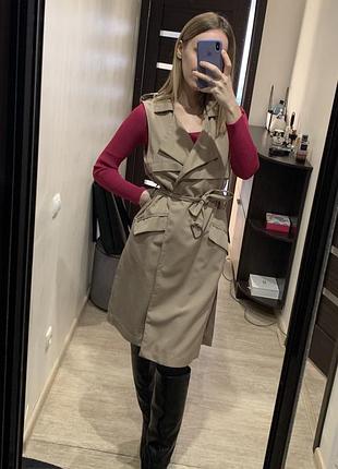 Удлиненная жилетка bershka