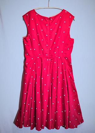 Joules, бавовняна сукня у принт polka dot, горох.