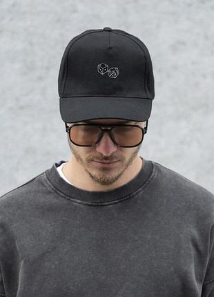 Кепка бейсболка тракер without з принтом cube black