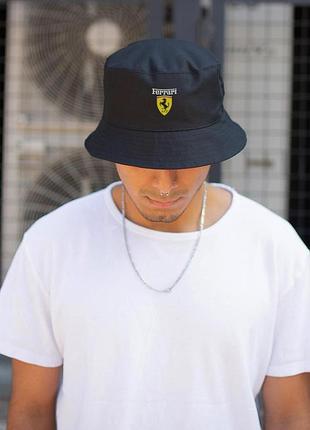 Панамка without з принтом ferrari black