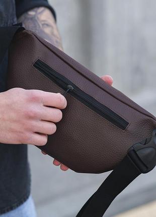 Бананка without diamond сrocodile brown 4