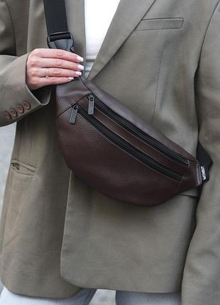 Бананка without diamond сrocodile brown 7