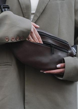 Бананка without diamond сrocodile brown 8