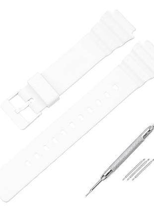 Ремінець для casio mrw-200h all white