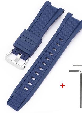 Ремінець для casio g-shock gst-w300 dark blue si