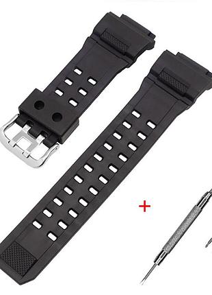 Ремінець для casio g-shock gw-9400 black si