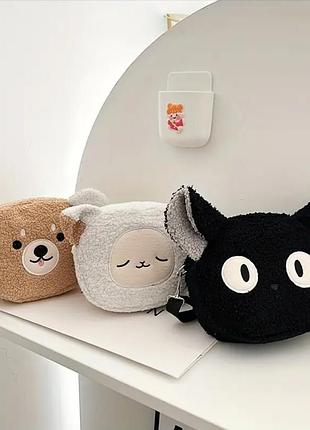 Плюшева дитяча сумка букле