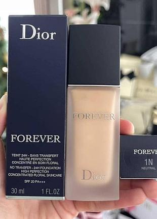 Тональний крем матова тональна основа dior forever matte foundation