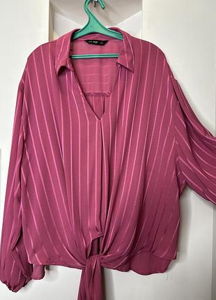 Блуза  рубашка батал р. 22