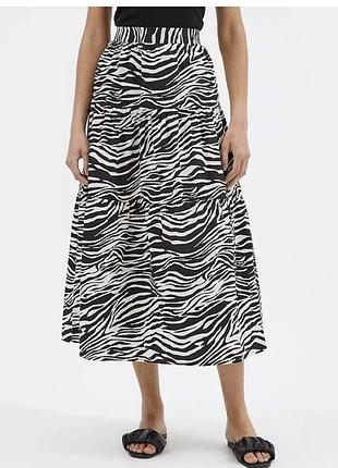 🍎классная ярусная юбка зебра 🦓