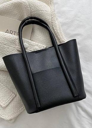 Сумка жіноча з якісної еко-шкіри, одне відділення на блискавці