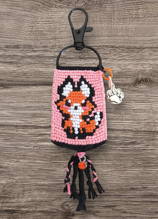 Брелок ручной работы лиса