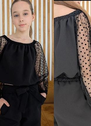 Гарна святкова блуза  для дівчинки 2