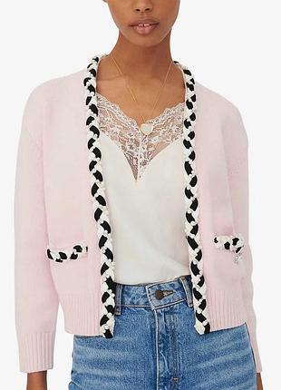 Плетеный кардиган millya из шерстяной смеси maje