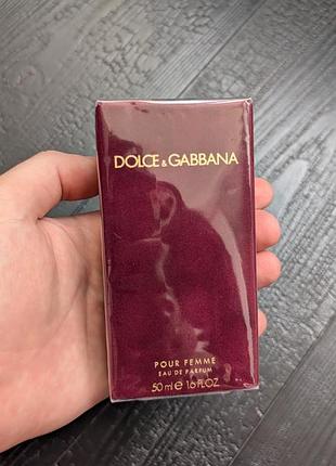 Элитный парфюм dolce & gabbana pour femme 50 ml элитная вода дольче габбана сладкие духи подарок для женщины