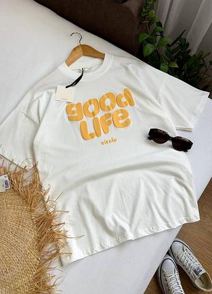 Футболка оверсайз good life vicolo