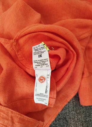 Сорочка льон оверсайз m&amp;s 4
