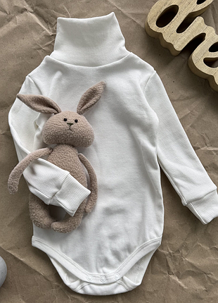 Боди рубчик молочный без начеса