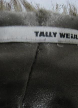 Шапка меховая коричневая  тм tally weijl (швейцарская марка стильной молодежной одежды)9 фото