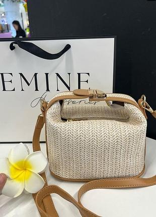Снижка 📢 женская летняя сумка / сумка из соломы