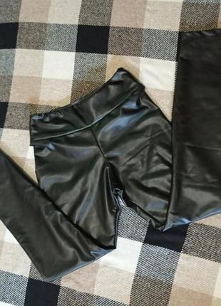 Утепленные лосины под кожу calzedonia,xs-s