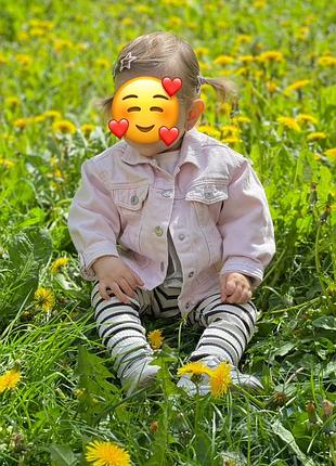 Джинсова курточка zara 12-18