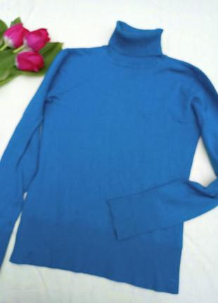 Тёплые гольф водолазка цвета морской волны с высокой горловиной,s-l, promise.