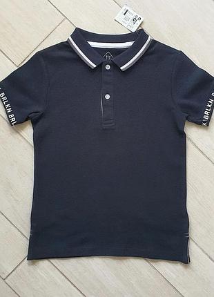 😎280грн😎 122см
🛍в наличии🛍1шт
тех испания 100% хлопок. черная футболка поло школа теннис