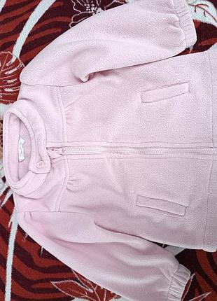 Флисовое пальто на манюню