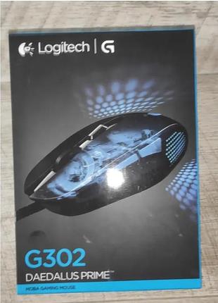Мышь ведущая игровая logitech g302 usb черная