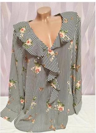 Романтична 🥰 легенька блузка рубашка розмір м dunnes