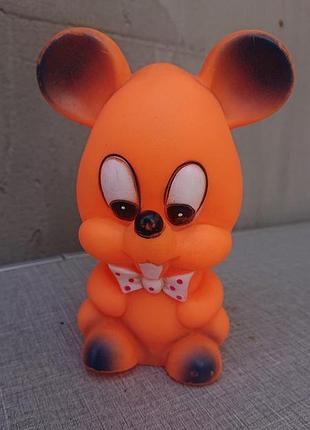 Винтажная резиновая игрушка