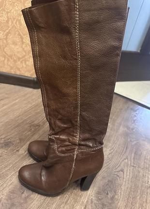 Сапожки zara, 36 розмір, шкіра
