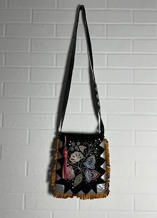 Gudrun sjödén жіноча маленька сумка кросбоди тканина/шкіра