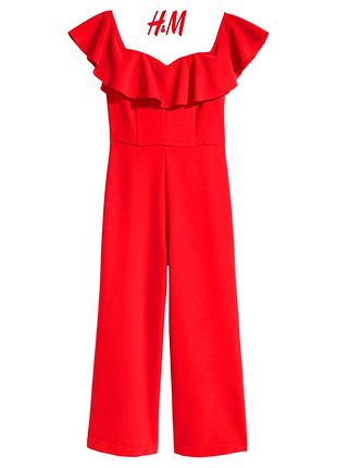 Новый красный комбинезон с брюками h&m s 0583072